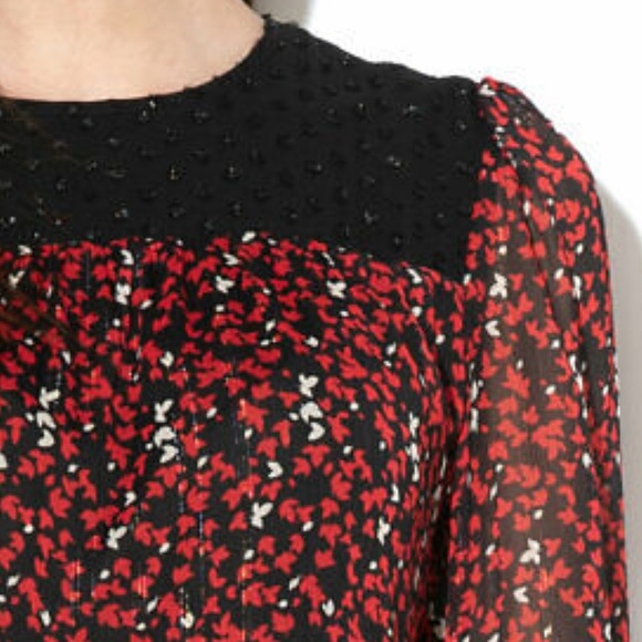 {Michael Kors} mixed floral print Georgette dress - Picture 4 of 10